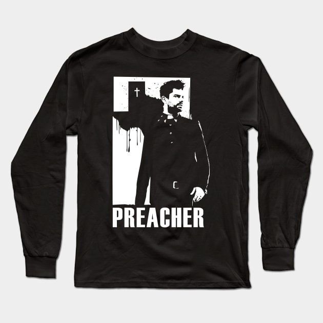 Preacher Long Sleeve T-Shirt by paulhumo